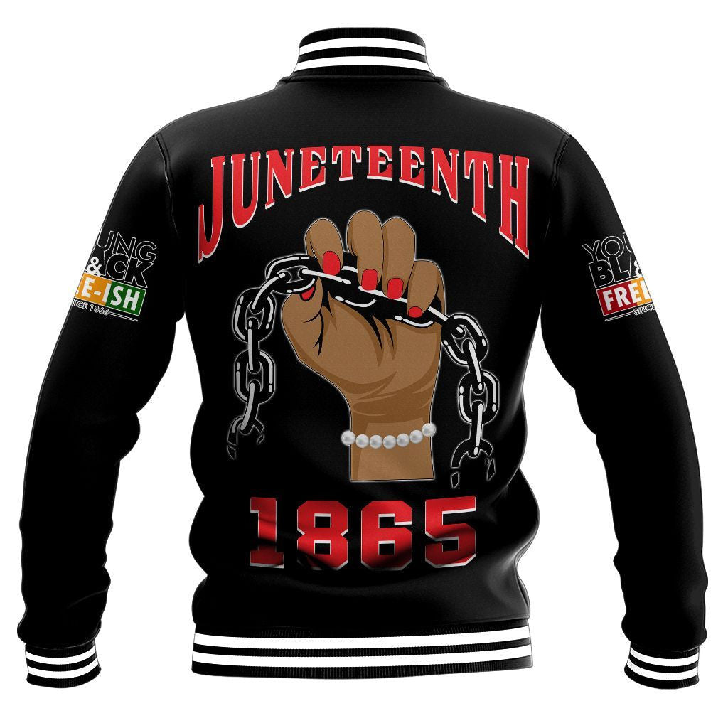 Sorority Jacket - Juneteenth Delta Iota Delta Pretty Girl Baseball Jacket