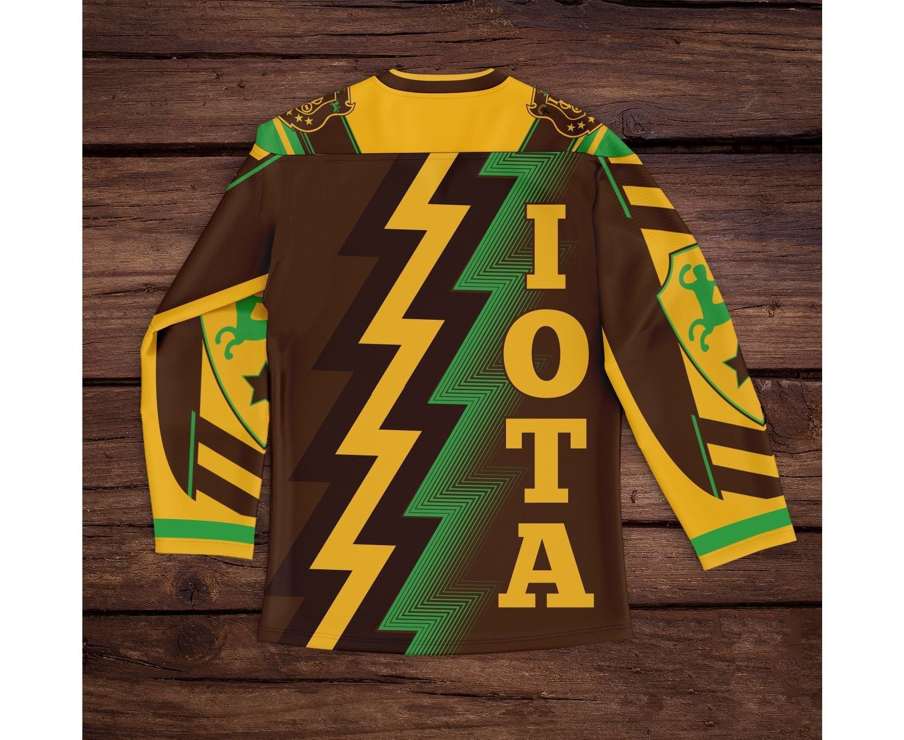 Fraternity Hockey Jersey - Iota Phi Theta Centaus Brown Hockey Jersey
