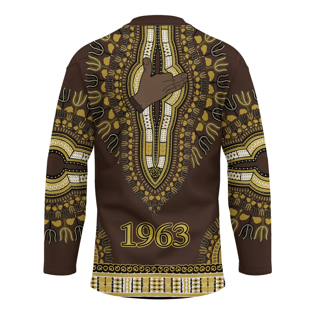Fraternity Hockey Jersey - Iota Phi Theta Dashiki Hockey Jersey