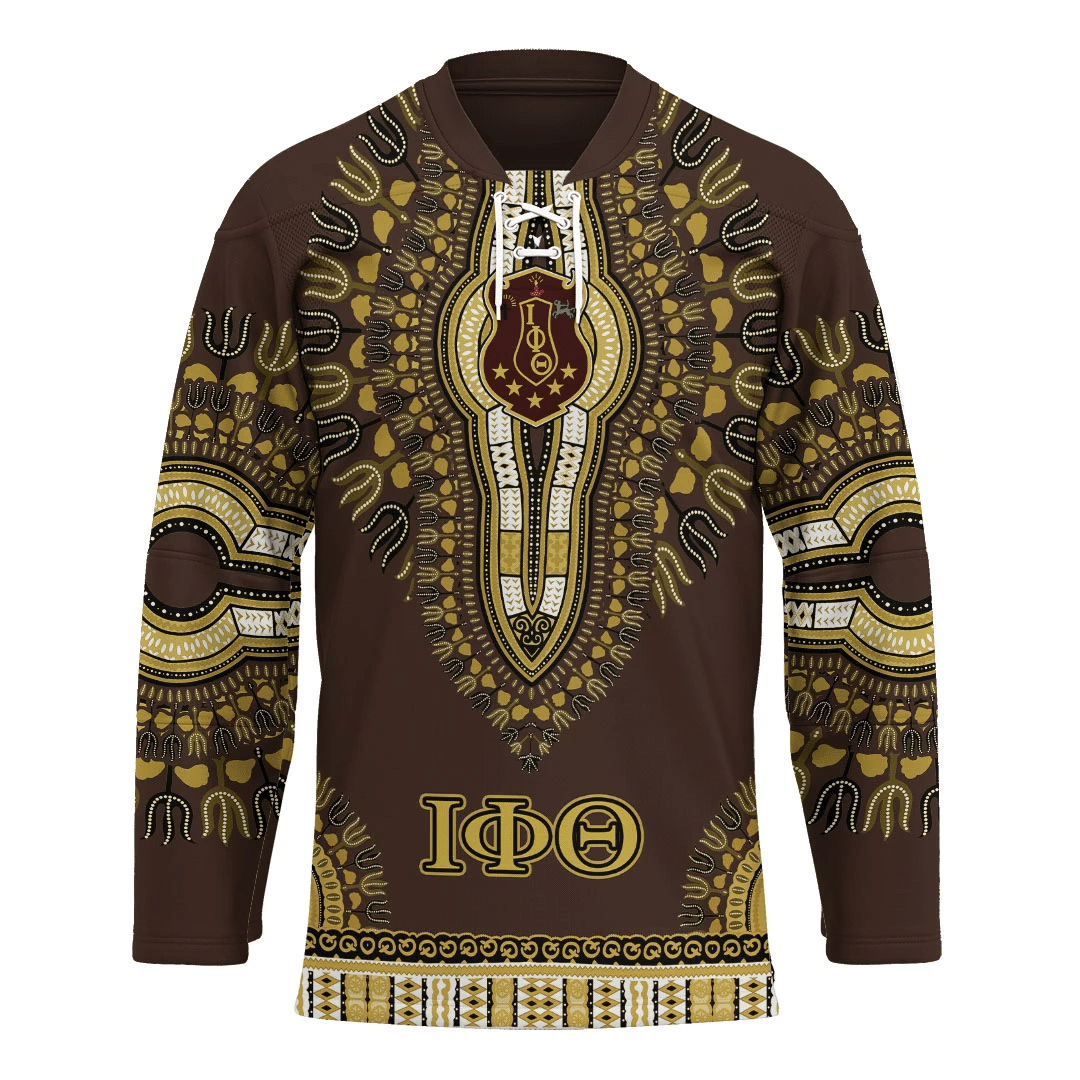 Fraternity Hockey Jersey - Iota Phi Theta Dashiki Hockey Jersey