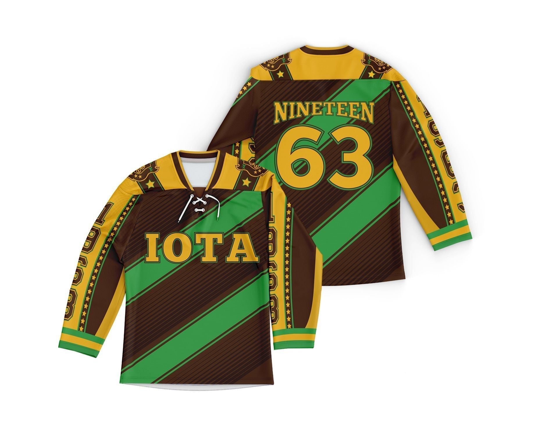 Fraternity Hockey Jersey - Iota Phi Theta Nineteen 63 Hockey Jersey