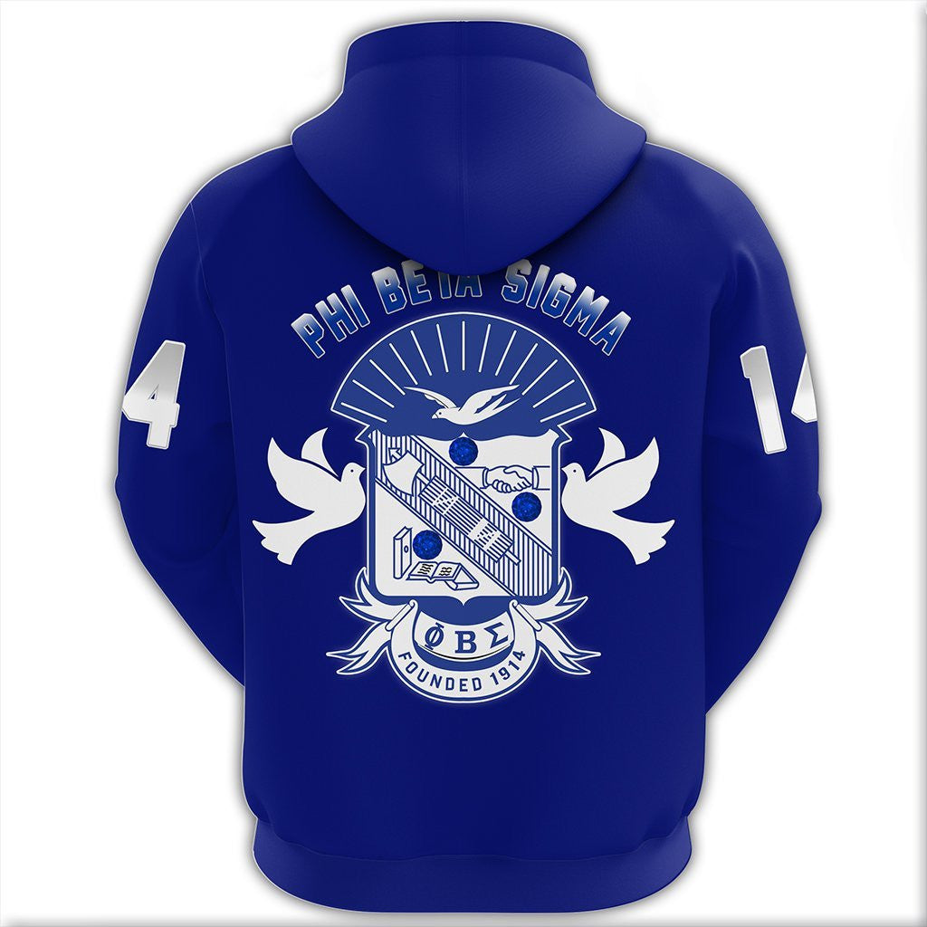 Phi Beta Sigma Crystal Blue Pullover