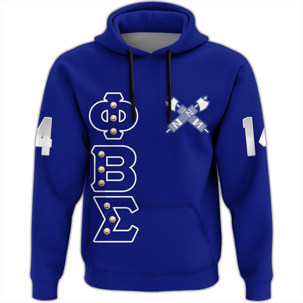 Phi Beta Sigma Crystal Blue Pullover