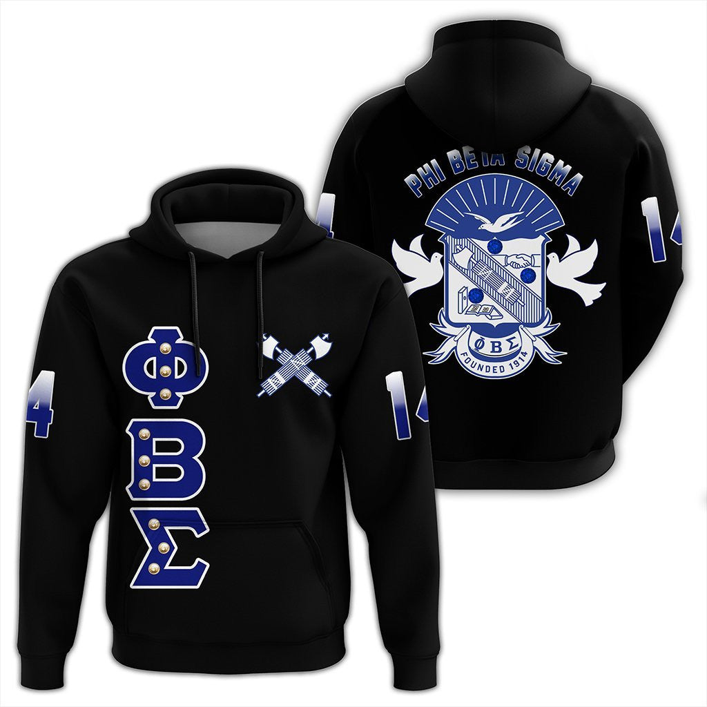 Phi Beta Sigma Crystal Black Pullover