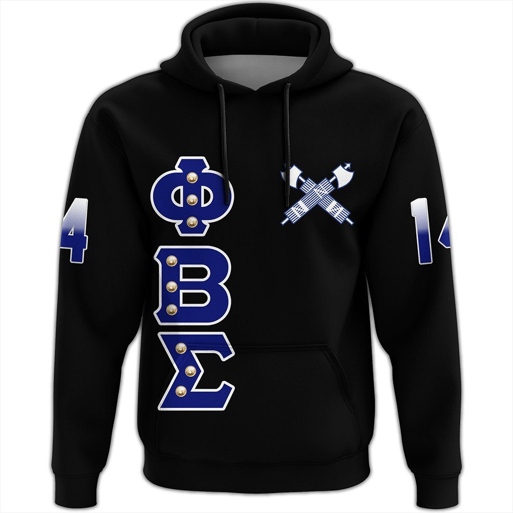 Phi Beta Sigma Crystal Black Pullover
