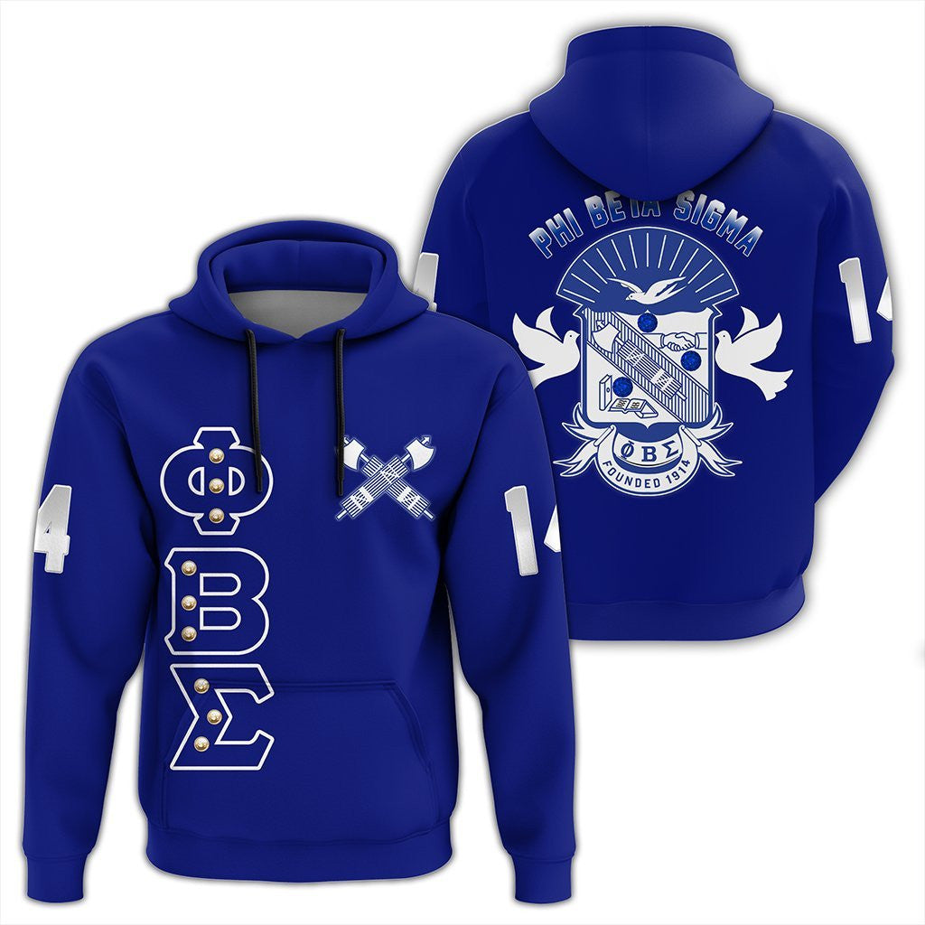 Phi Beta Sigma Crystal Blue Pullover