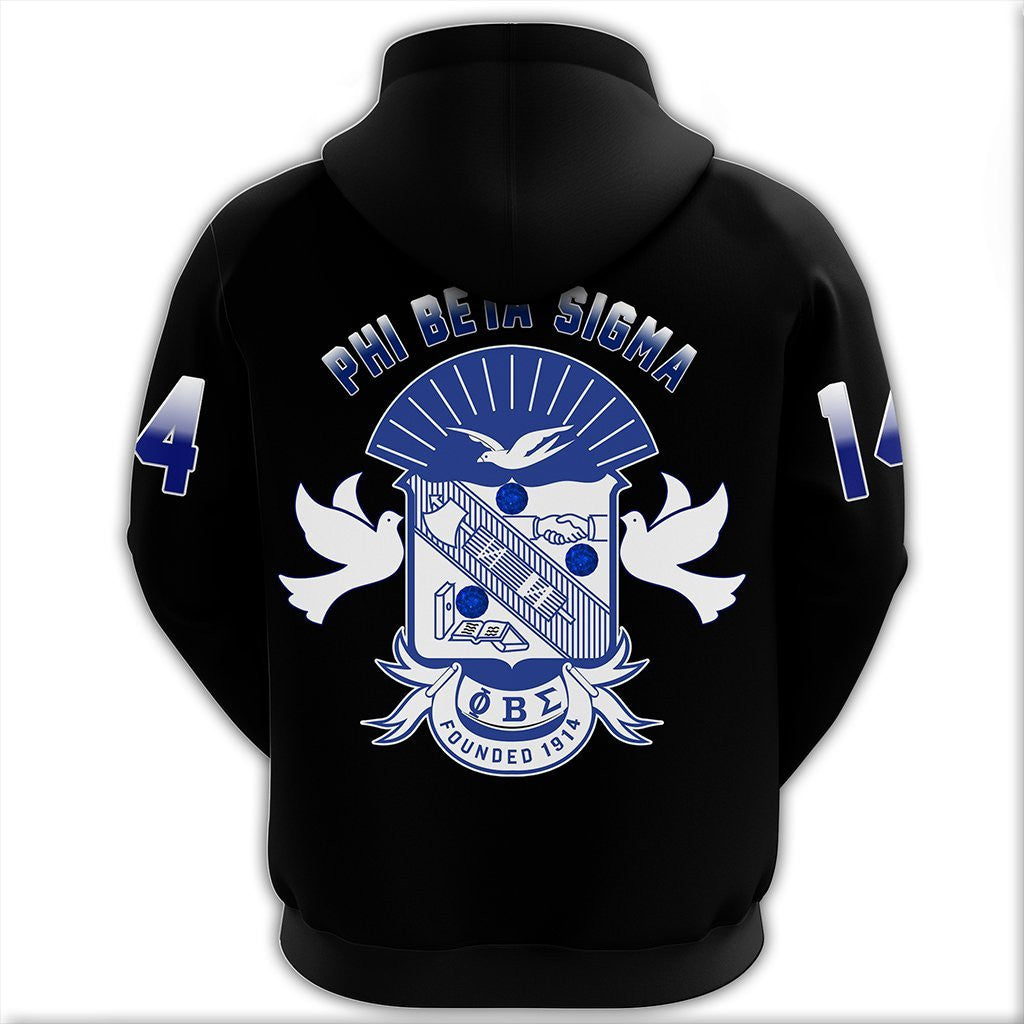 Phi Beta Sigma Crystal Black Pullover