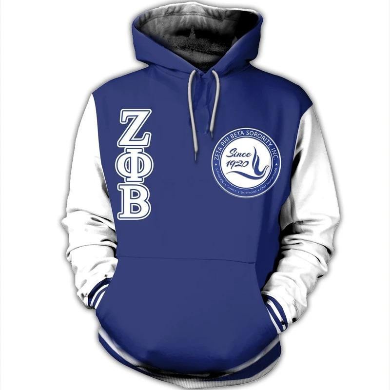 Zeta Phi Beta Hoodie Dove Style