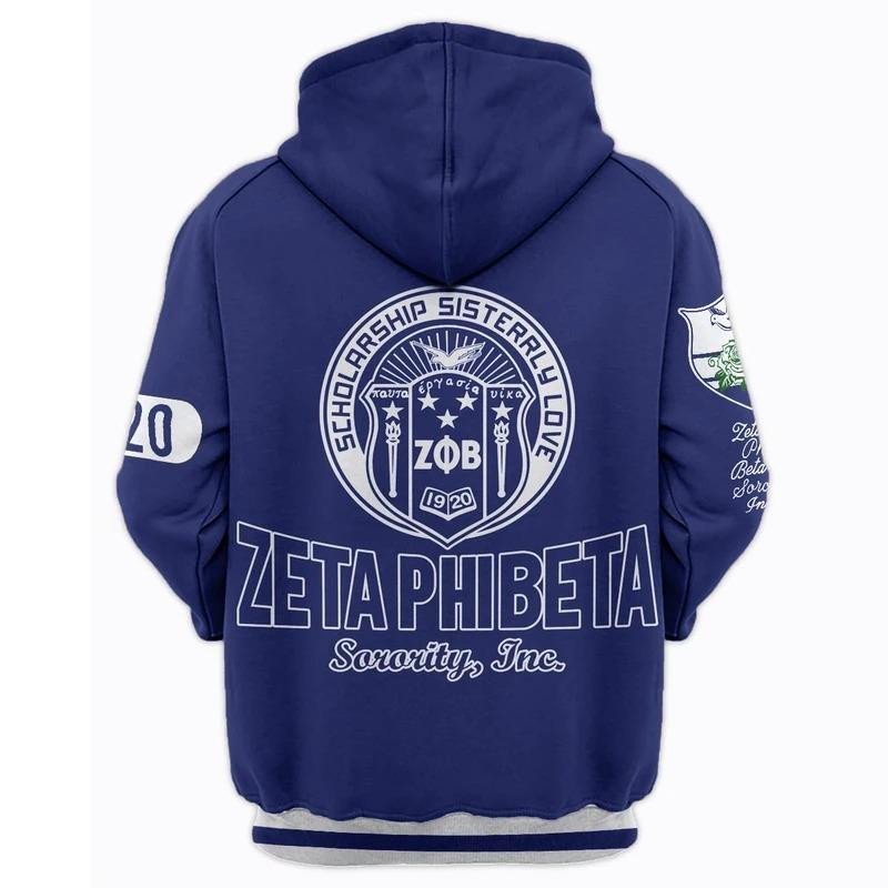 Sorority Hoodie - Scholarship Sisterly Love Zeta Phi Beta Hoodie