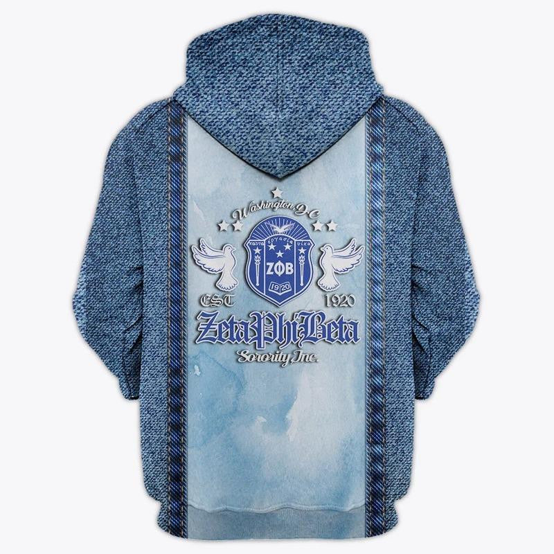 Sorority Hoodie - Jeans Zeta Phi Beta Hoodie