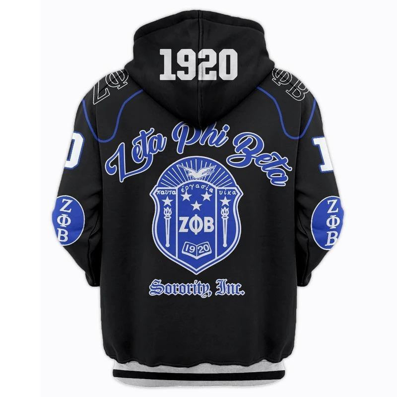 Sorority Hoodie - Z-phi-B Zeta Phi Beta Sorority Inc Hoodie