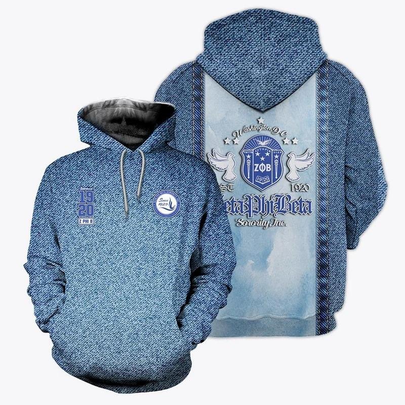Sorority Hoodie - Jeans Zeta Phi Beta Hoodie