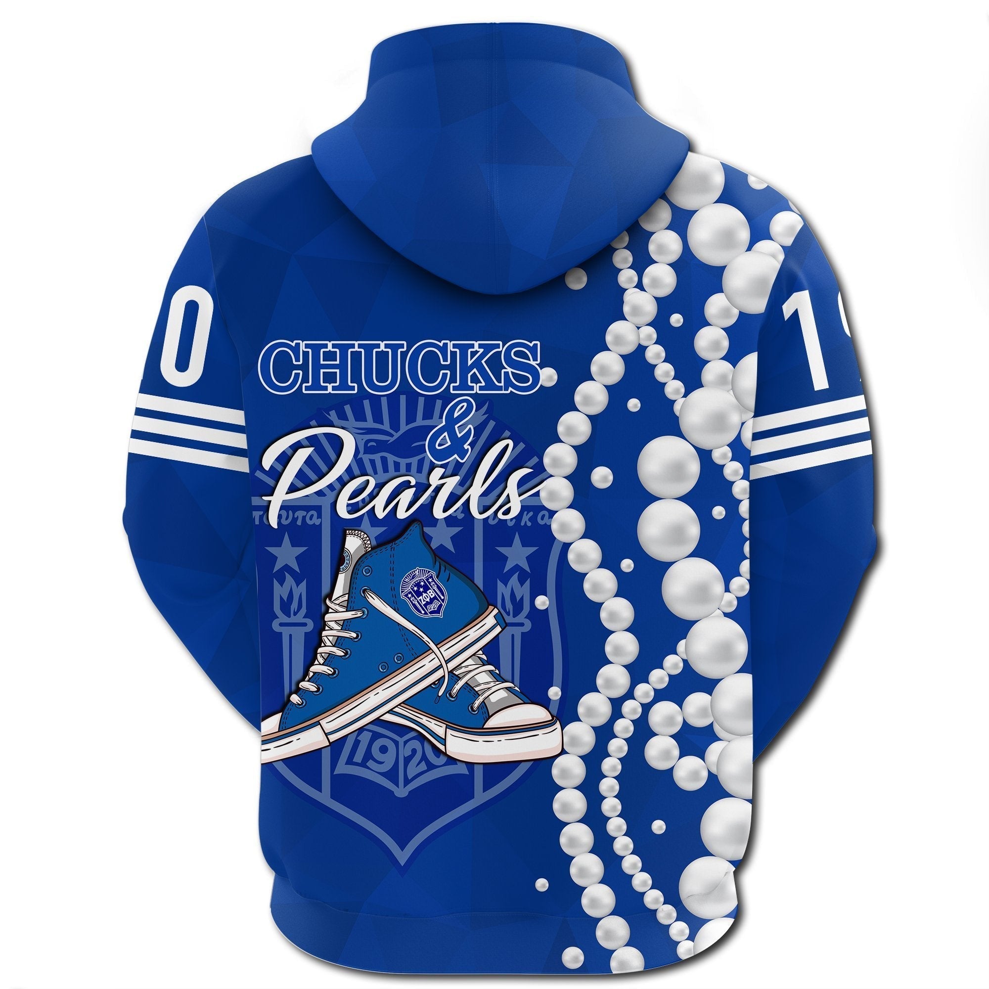 Sorority Hoodie - Zeta Phi Beta K.H Pearls Hoodie