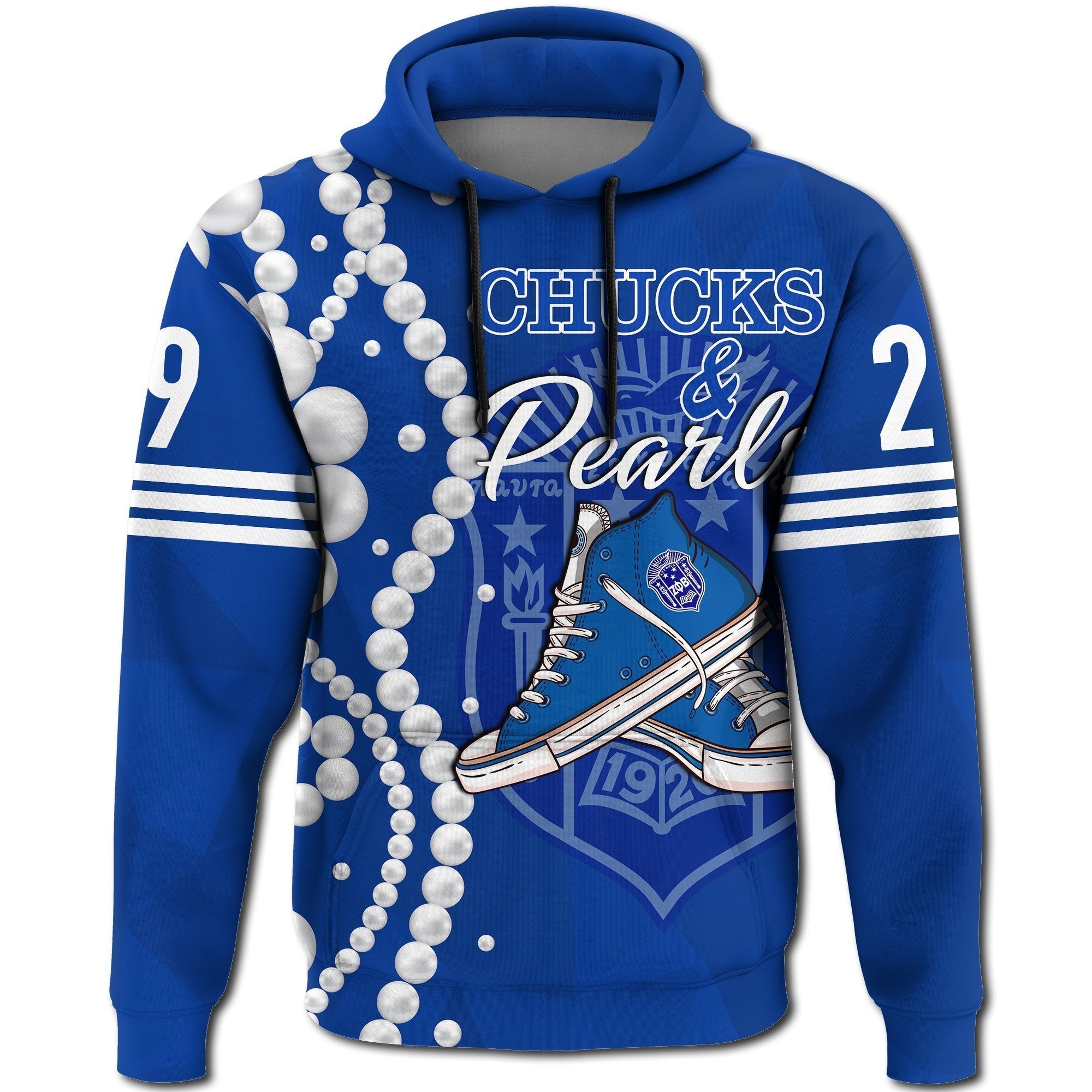 Sorority Hoodie - Zeta Phi Beta K.H Pearls Hoodie