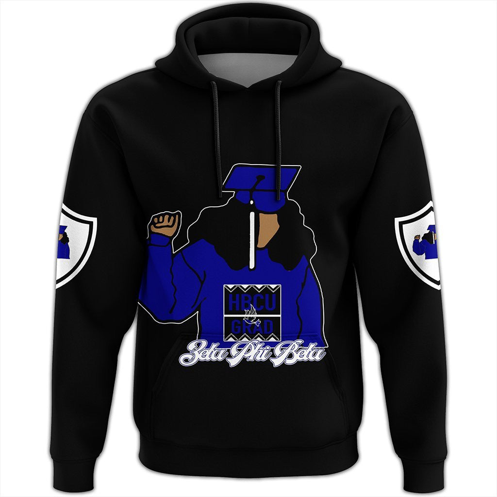 Sorority Hoodie - Zeta Phi Beta HBCU Style Pullover Hoodie