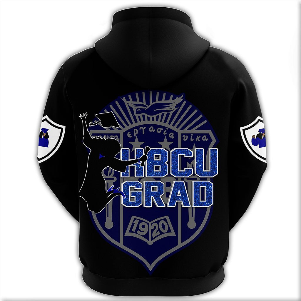 Sorority Hoodie - Zeta Phi Beta HBCU Style Pullover Hoodie