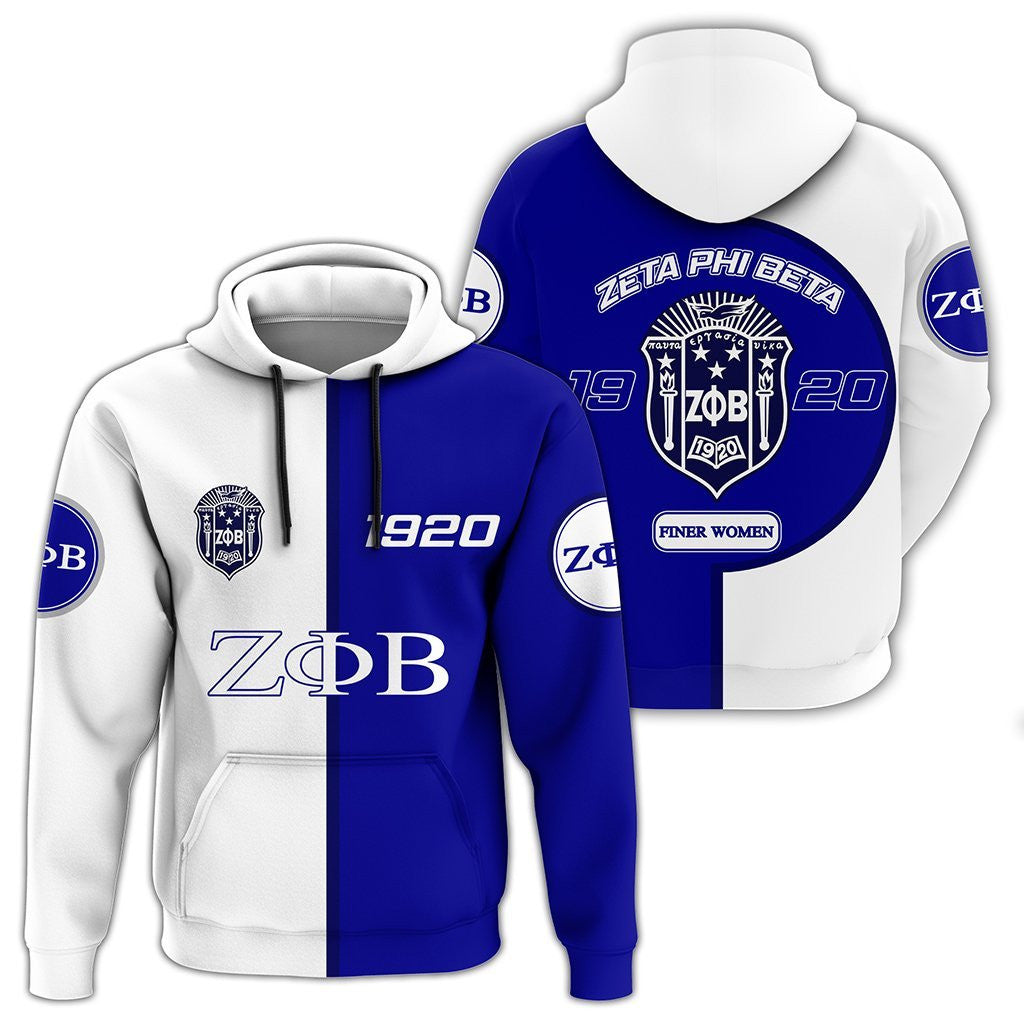 Sorority Hoodie - Zeta Phi Beta Hoodie - Cycle Style