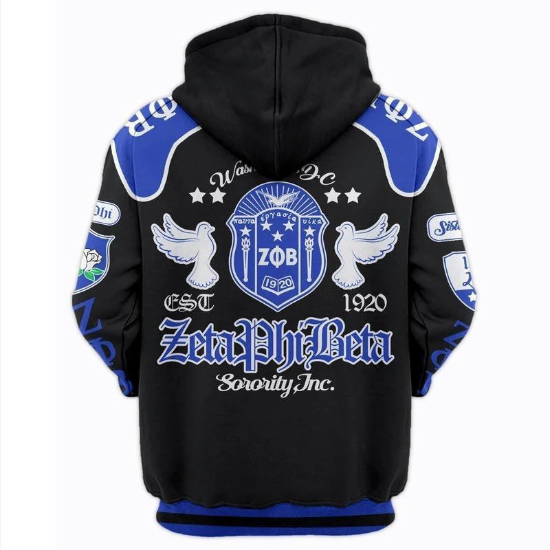 Sorority Hoodie - Dove Zeta Phi Beta 1920 Sorority Hoodie