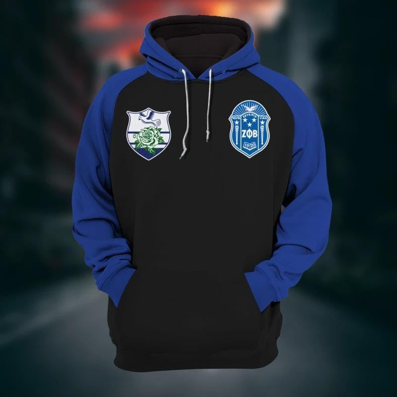 Sorority Hoodie - Zeta Phi Beta Girl And Flowers Hoodie