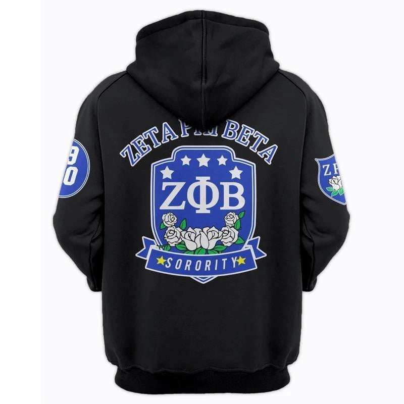 Sorority Hoodie - Zeta Phi Beta 1920 Sorority Hoodie