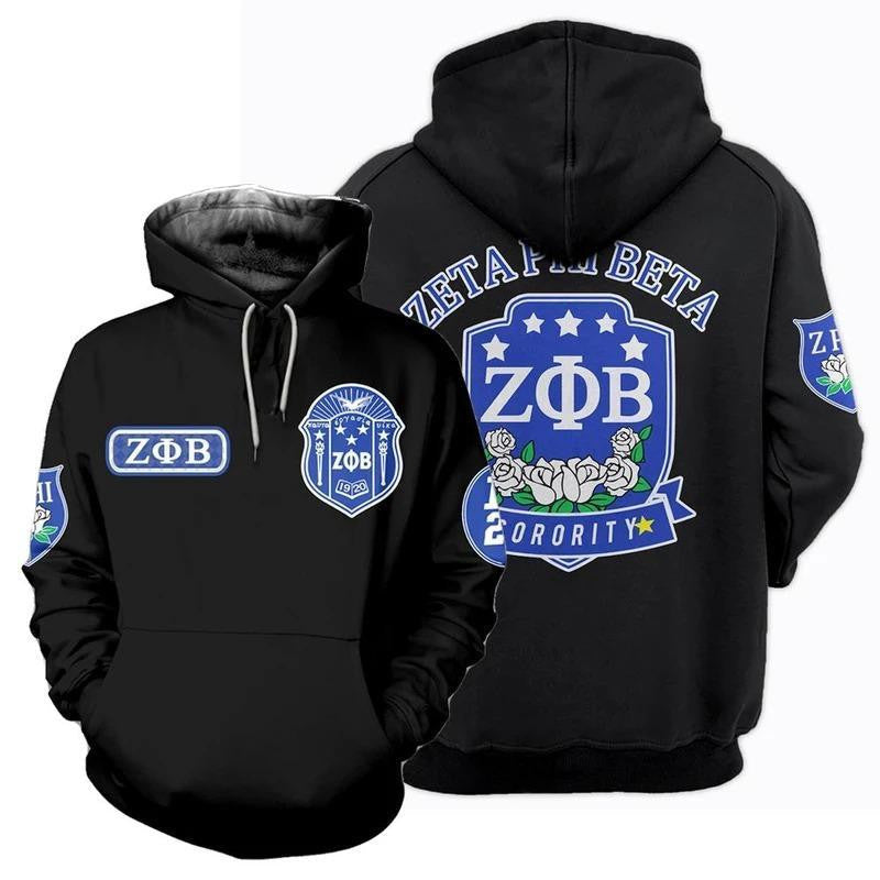 Sorority Hoodie - Zeta Phi Beta 1920 Sorority Hoodie