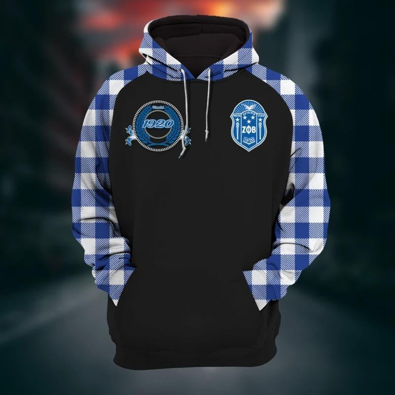 Sorority Hoodie - Zeta Phi Beta Short Hair Girl Hoodie