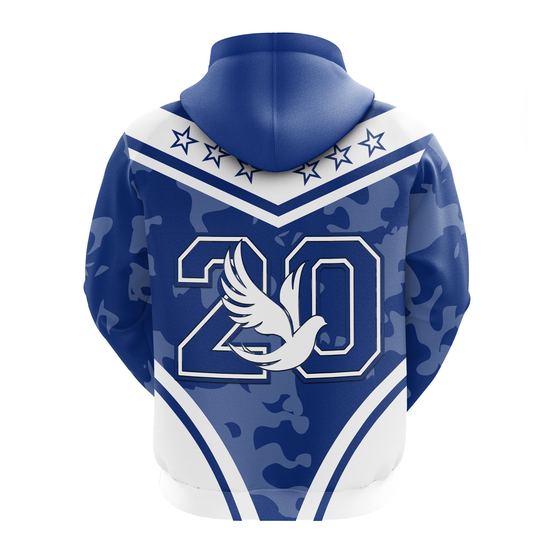Sorority Hoodie - Zeta Phi Beta Camouflage Pullover Hoodie