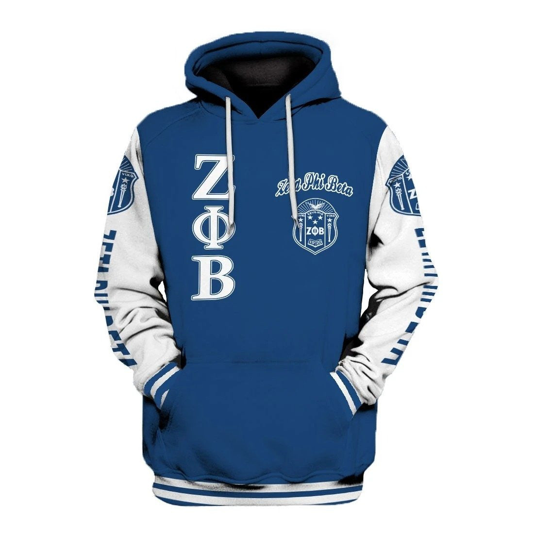 Sorority Hoodie - Lux Sisterhood Zeta Phi Beta Hoodie