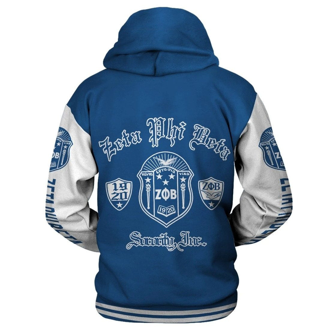 Sorority Hoodie - Lux Sisterhood Zeta Phi Beta Hoodie