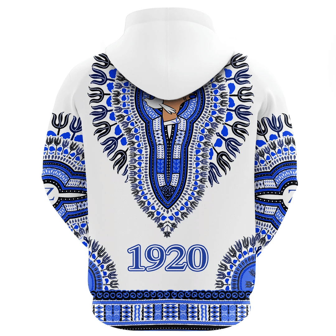 Sorority Hoodie - Zeta Phi Beta Dashiki Hoodie