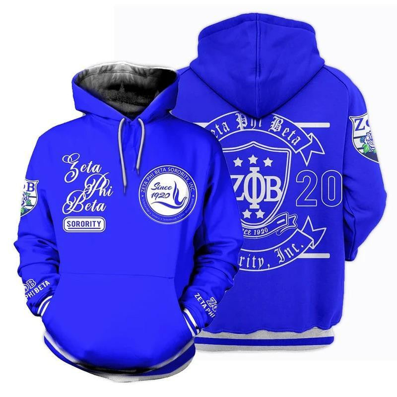 Sorority Hoodie - Zeta Phi Beta Hoodie - Danh Style