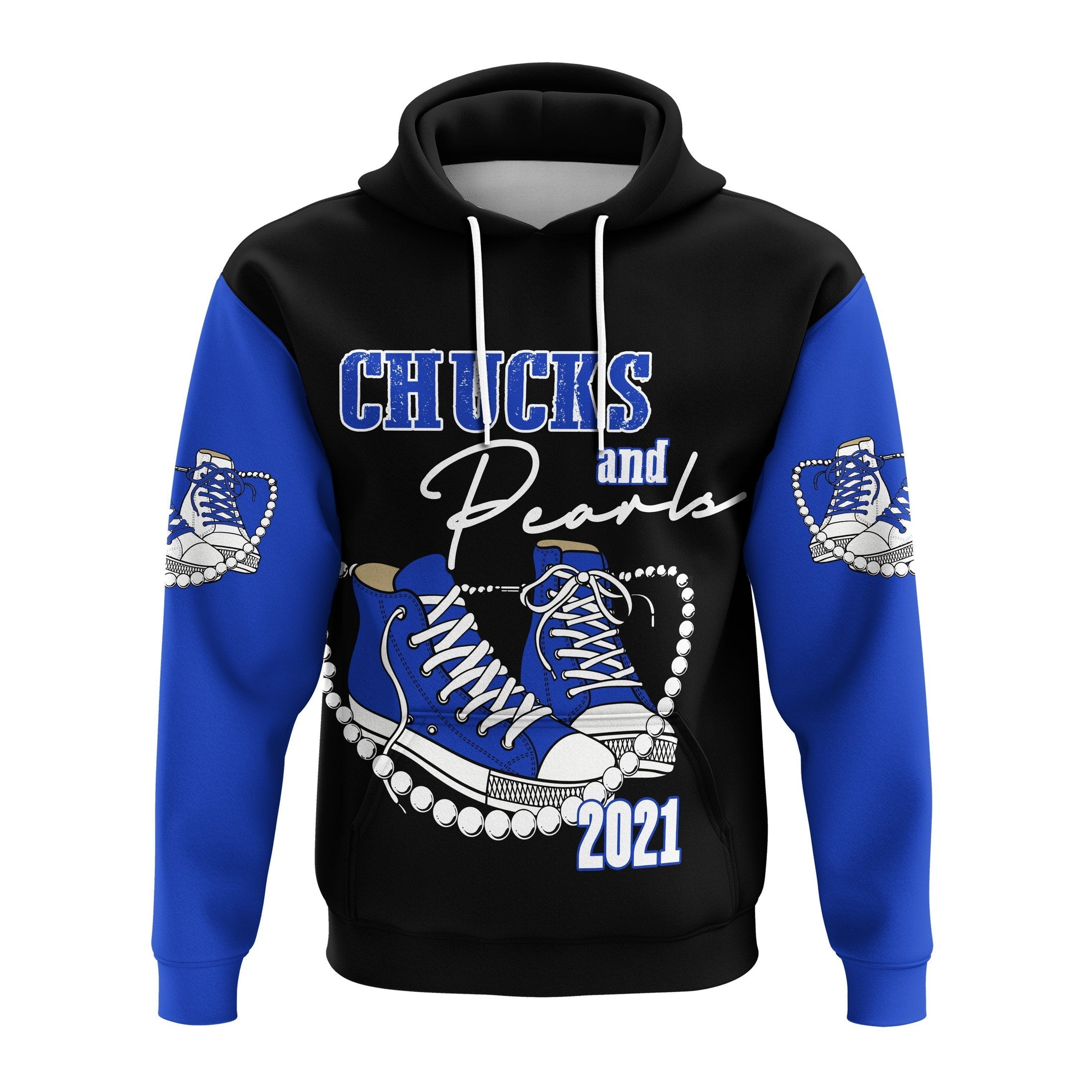 Sorority Hoodie - Zeta Phi Beta K.H Pearls 2021 Pullover Hoodie
