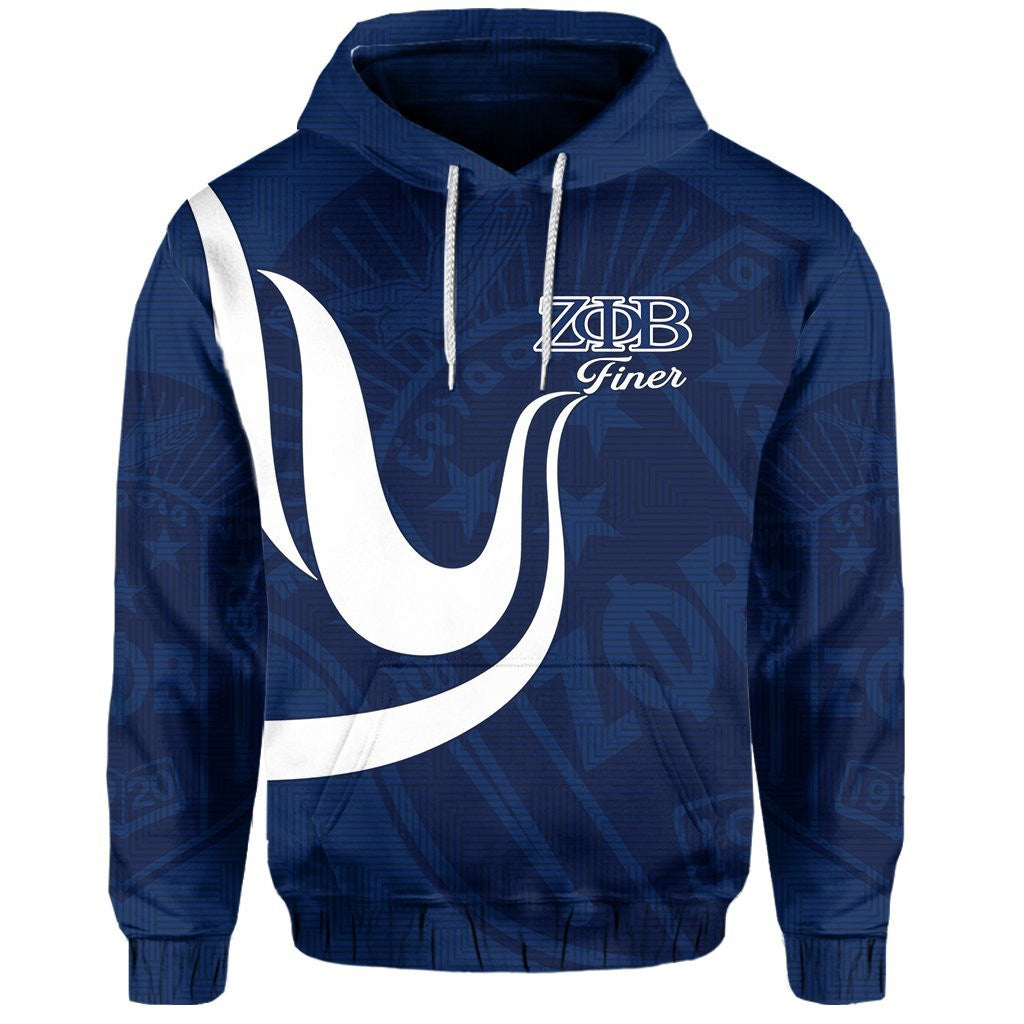 Sorority Hoodie - Zeta Phi Beta Sorority Pullover Hoodie