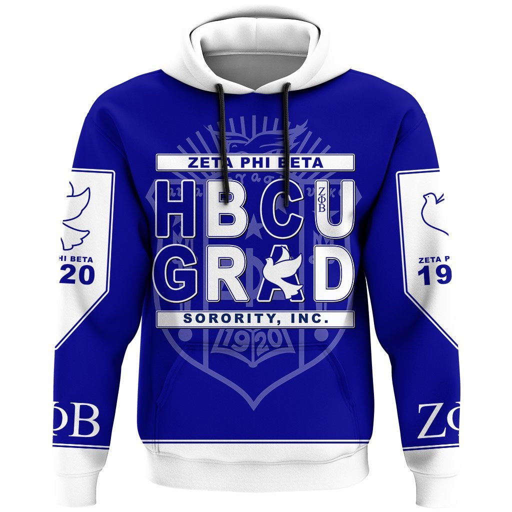 Sorority Hoodie - Zeta Phi Beta Hoodie HBCU Style