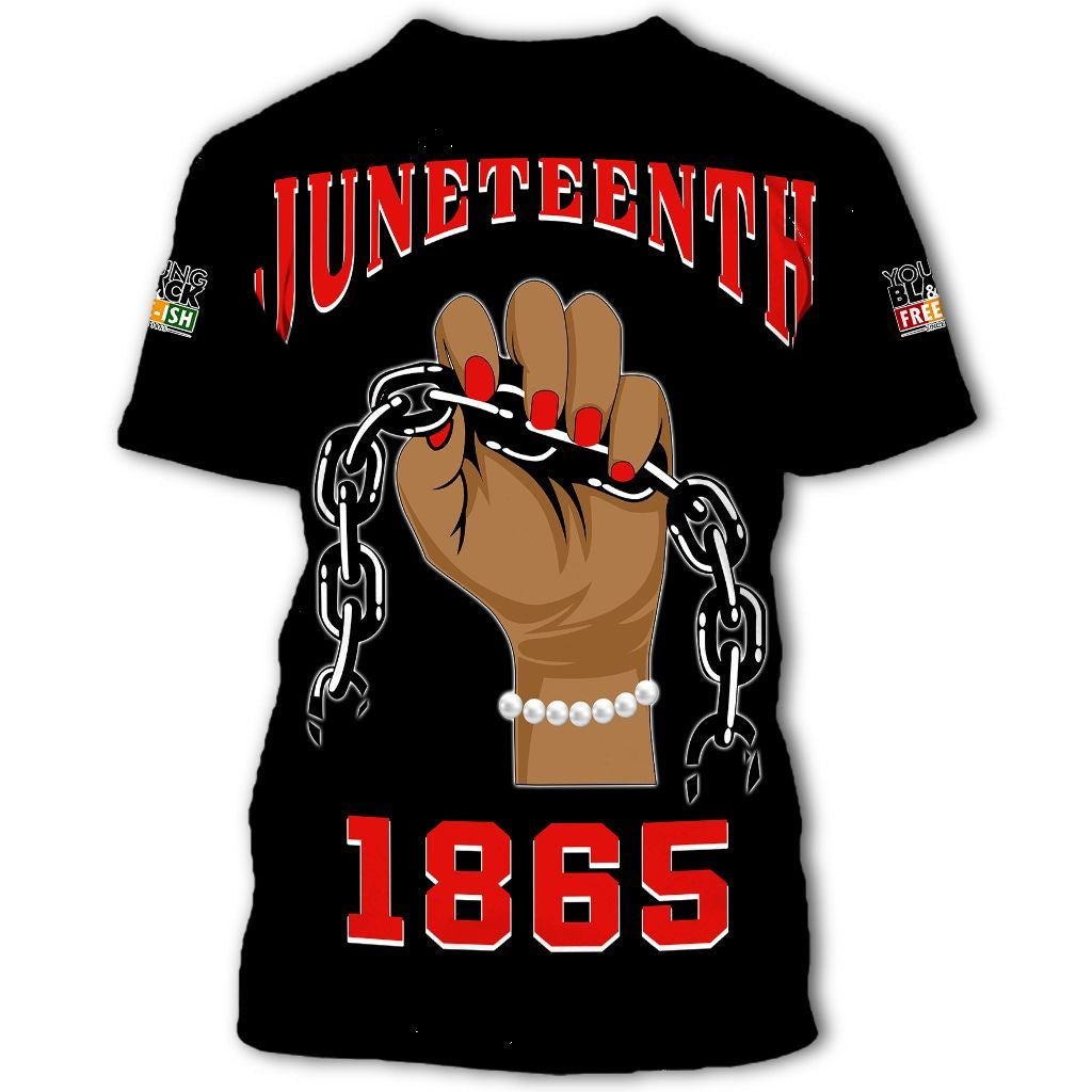 Sorority T-Shirt - Juneteenth Delta Iota Delta Pretty Girl T-Shirt