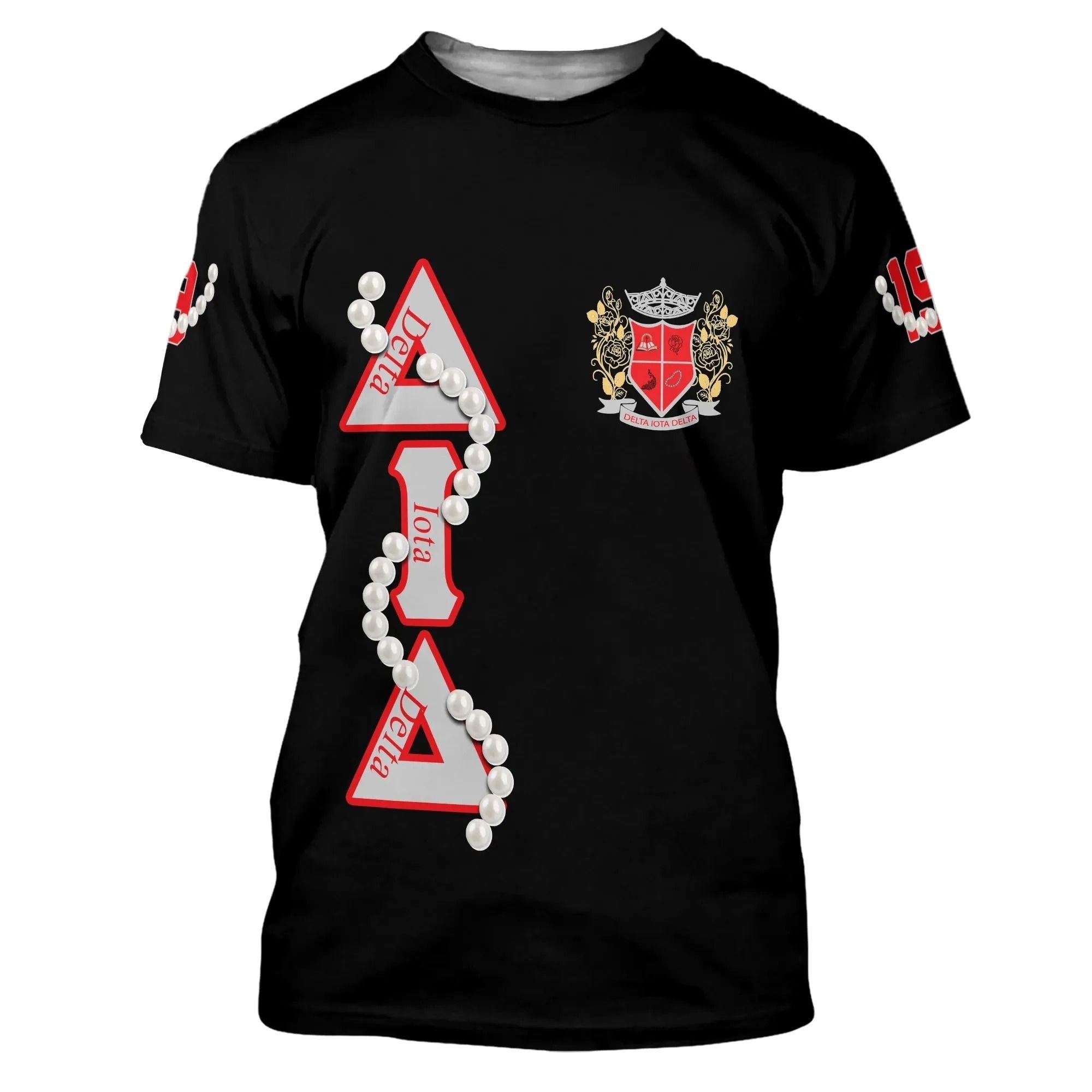 Sorority T-Shirt - Delta Iota Delta Pearl Ver.2 T-Shirt