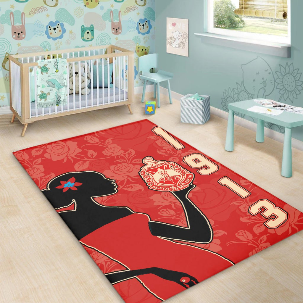 Sorority Area Rug - Delta Sigma Theta Girl Area Rug