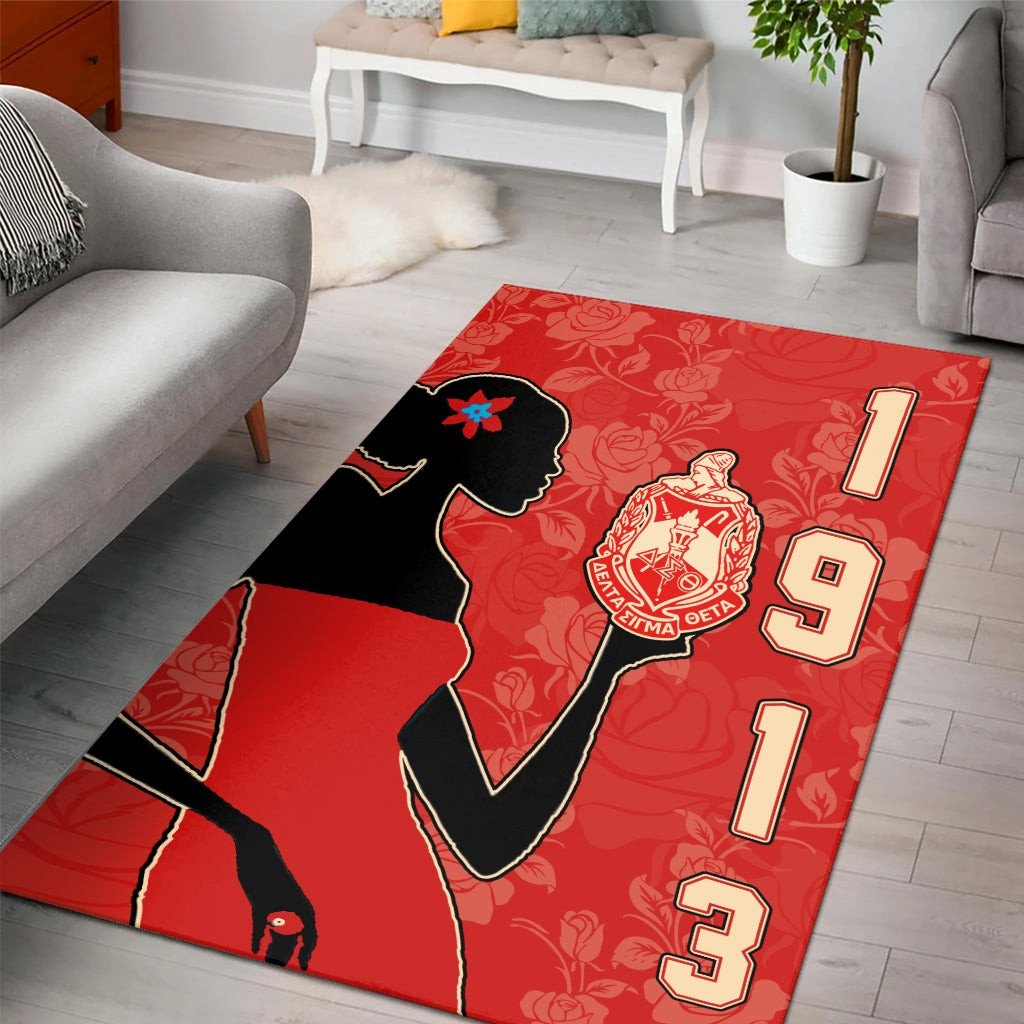 Sorority Area Rug - Delta Sigma Theta Girl Area Rug
