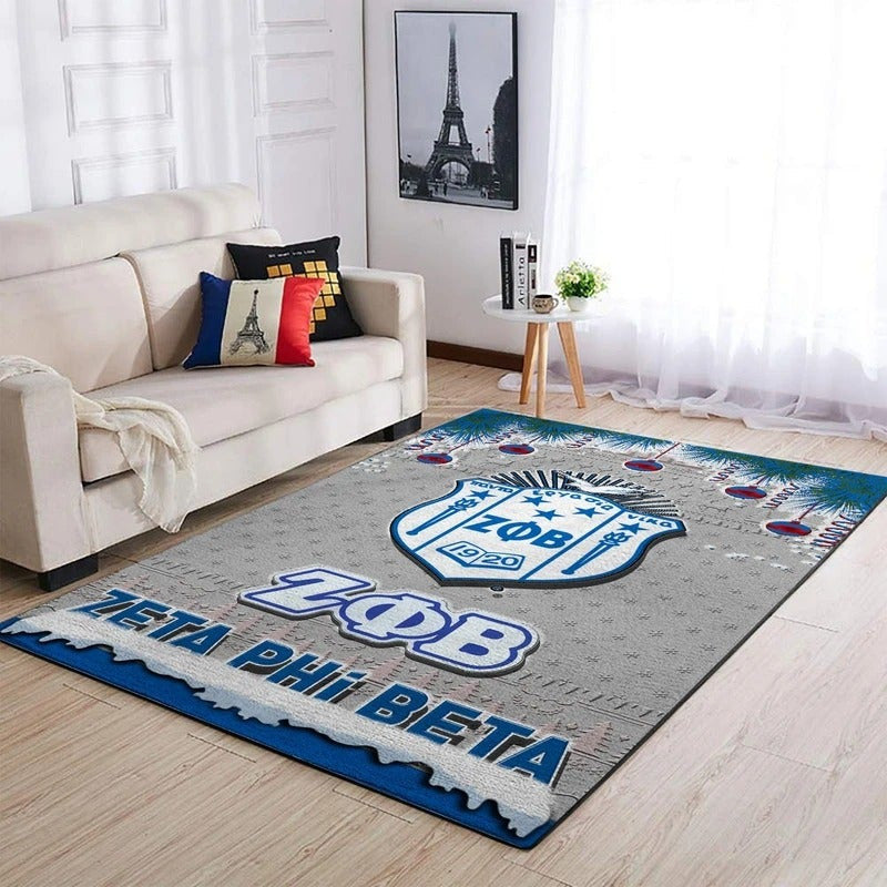 Sorority Area Rug - Christmas Zeta Phi Beta