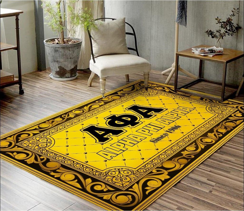 Fraternity Area Rug - Royal Spearhead Alpha Phi Alpha Area Rug