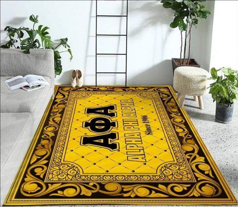 Fraternity Area Rug - Royal Spearhead Alpha Phi Alpha Area Rug