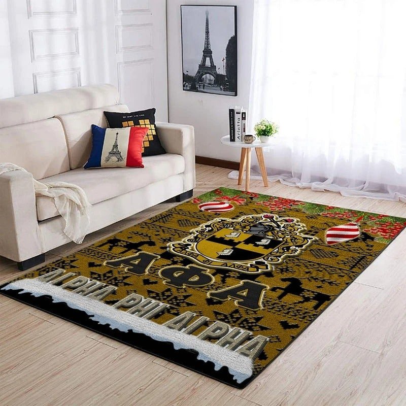 Fraternity Area Rug - Merry Christmas Alpha Phi Alpha