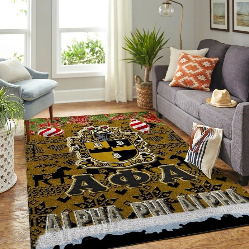 Fraternity Area Rug - Merry Christmas Alpha Phi Alpha