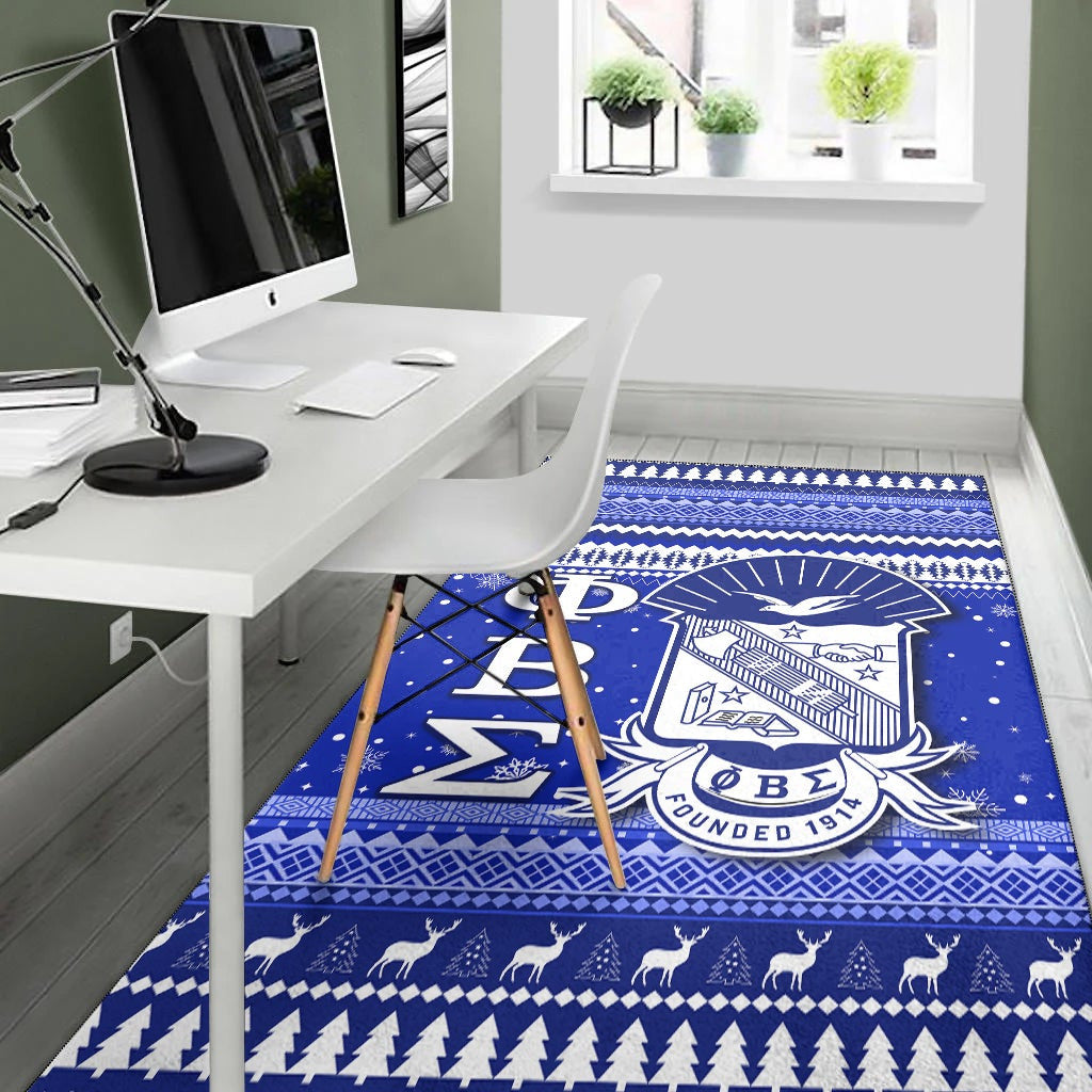 Fraternity Area Rug - Phi Beta Sigma Area Rug Christmas African Pattern