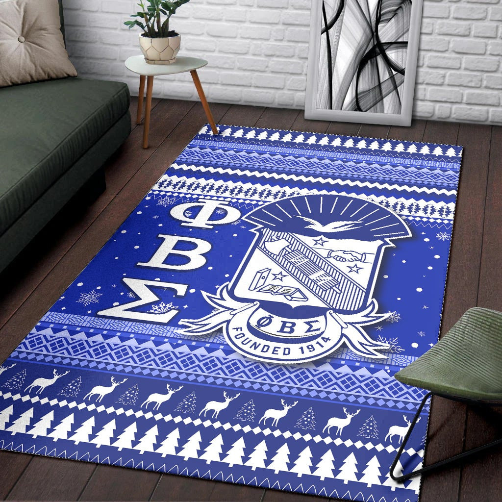 Fraternity Area Rug - Phi Beta Sigma Area Rug Christmas African Pattern