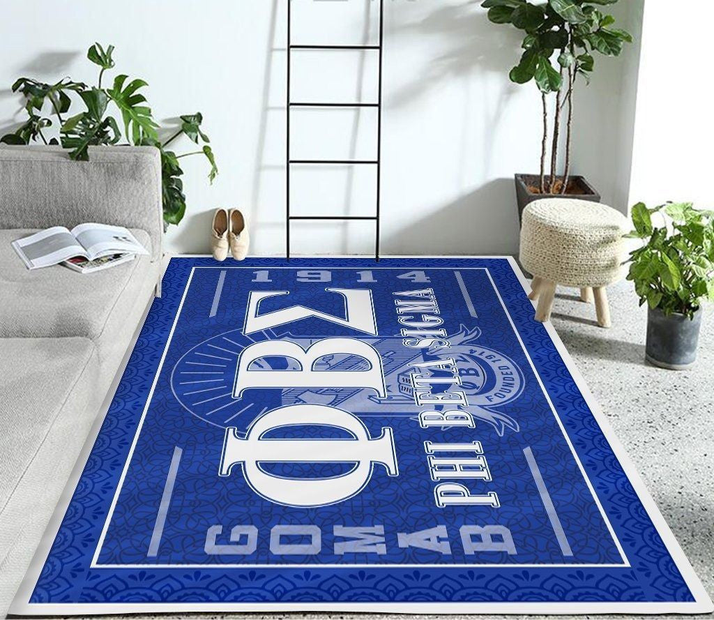 Fraternity Area Rug - Phi Beta Sigma GOMAB 1914 Area Rug