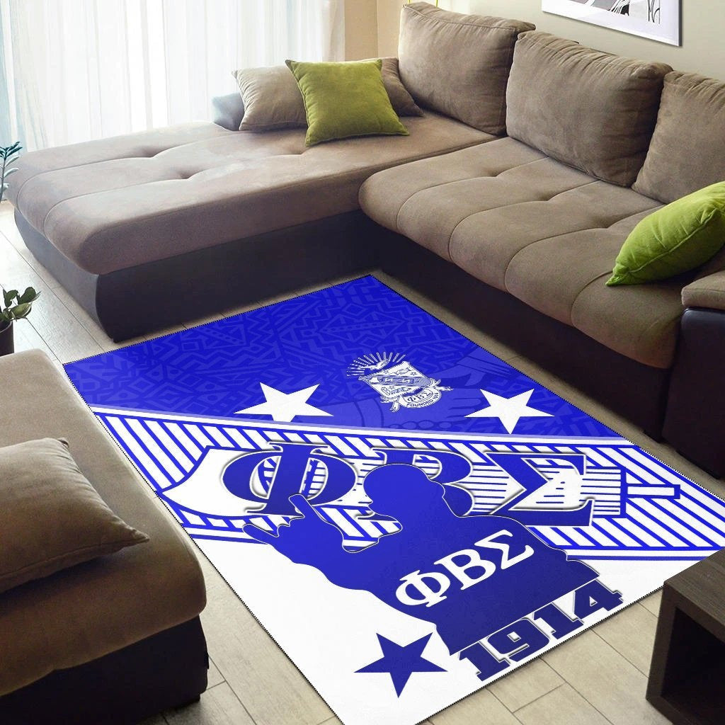 Fraternity Area Rug - Phi Beta Sigma Area Rug Crest Style