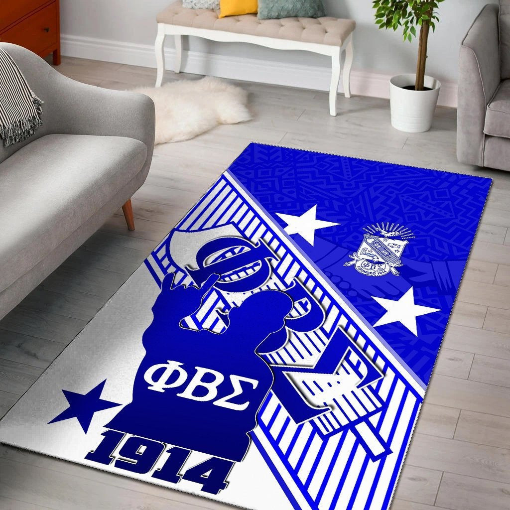 Fraternity Area Rug - Phi Beta Sigma Area Rug Crest Style