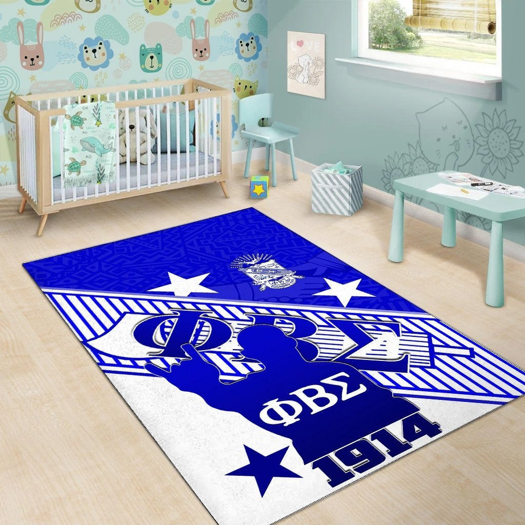 Fraternity Area Rug - Phi Beta Sigma Area Rug Crest Style