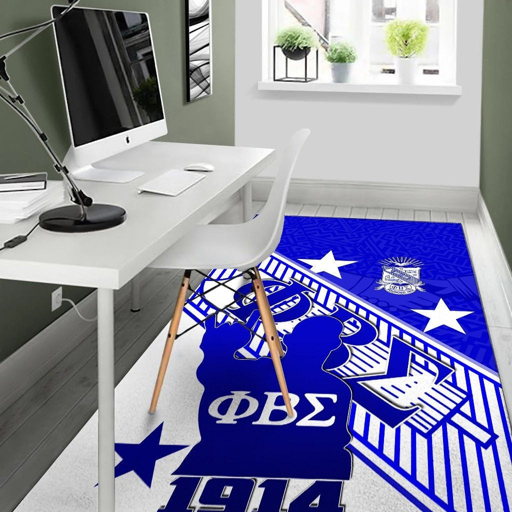 Fraternity Area Rug - Phi Beta Sigma Area Rug Crest Style